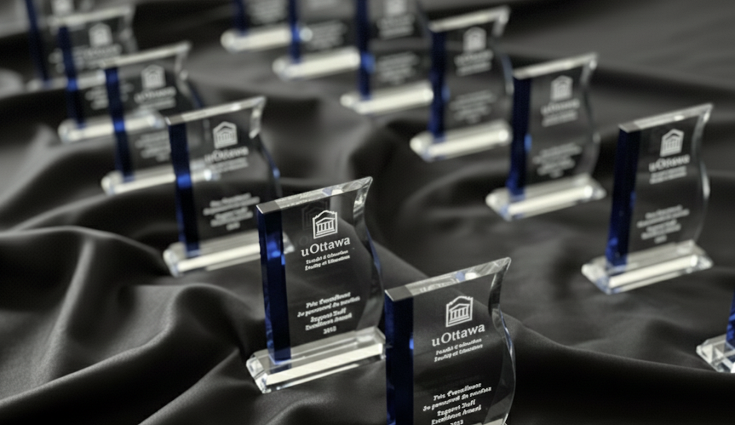 Faculty of Education Excellence trophies