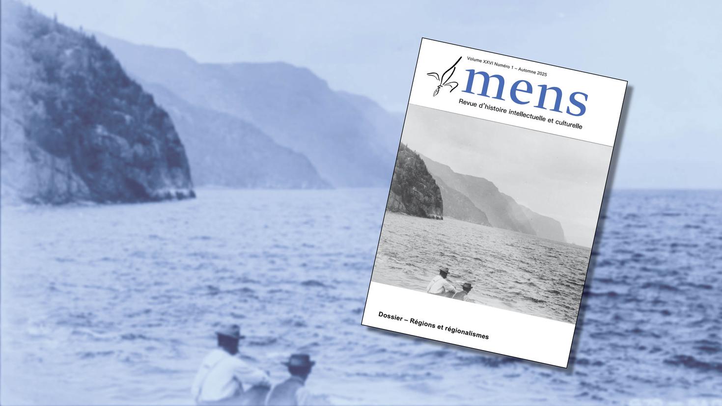Visuel de la parution du Vol. 26 no 1 de la revue Mens