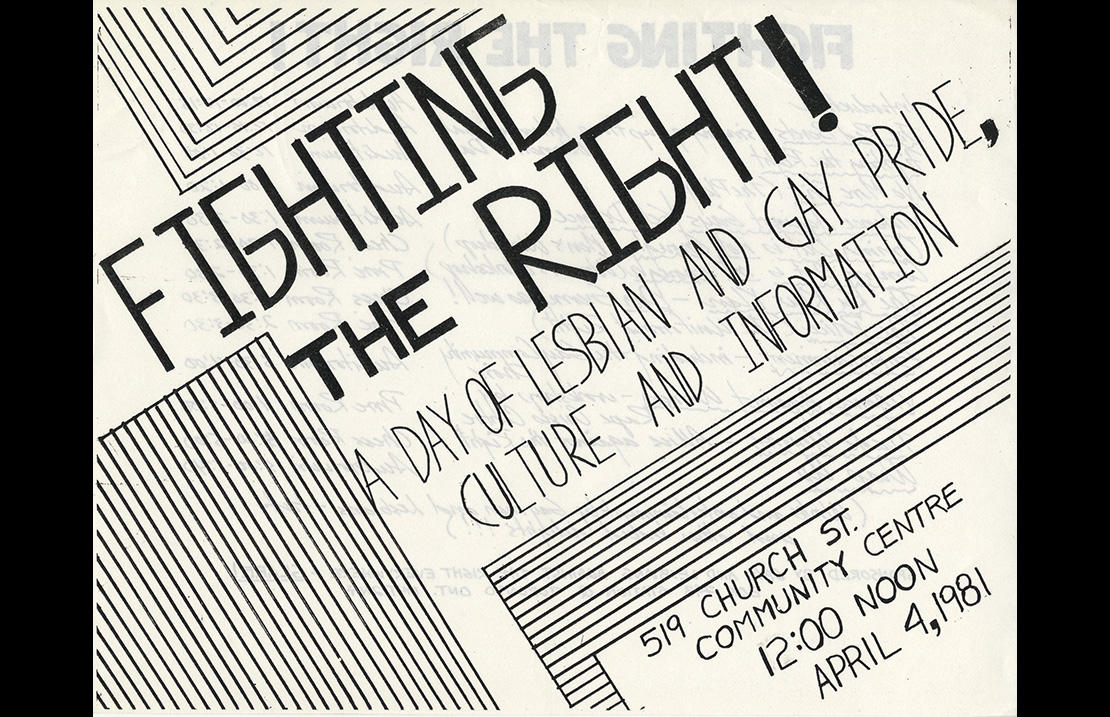 GLARE, tract « Fighting the Right! » (Combattre la droite !)