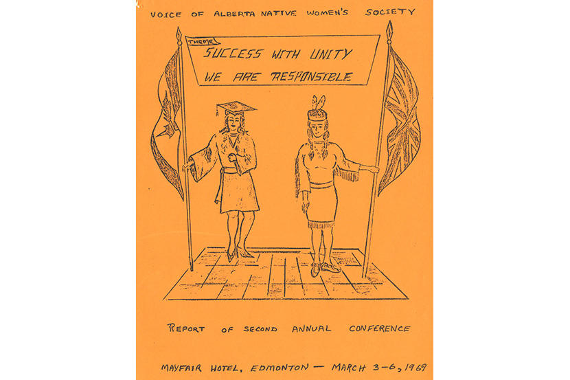 Cover, Report of the Second Alberta Native Women’s Conference