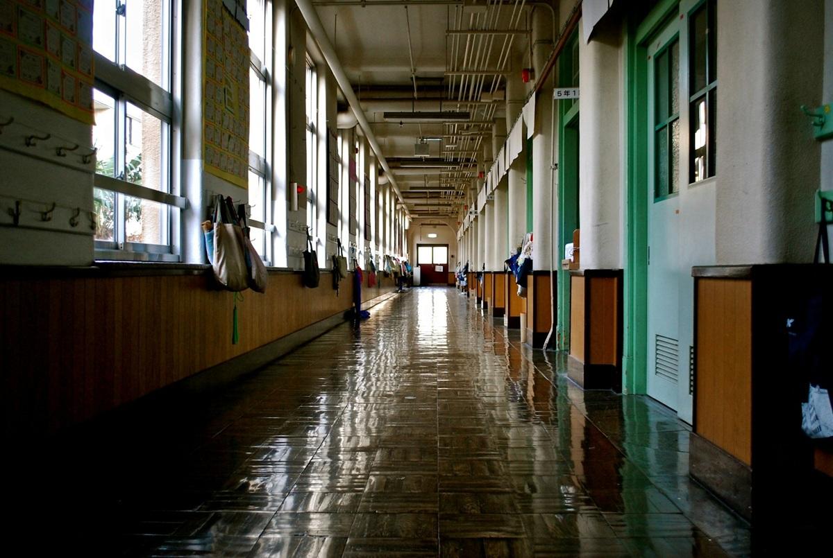 View of corridor inside a school