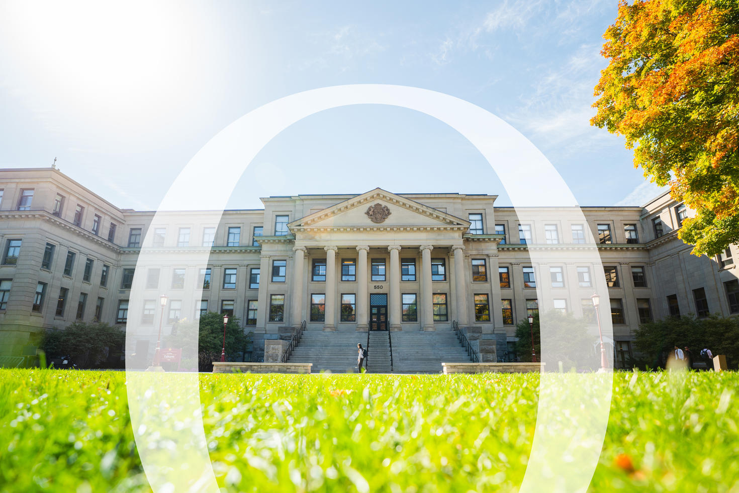 Tabaret Hall during summer
