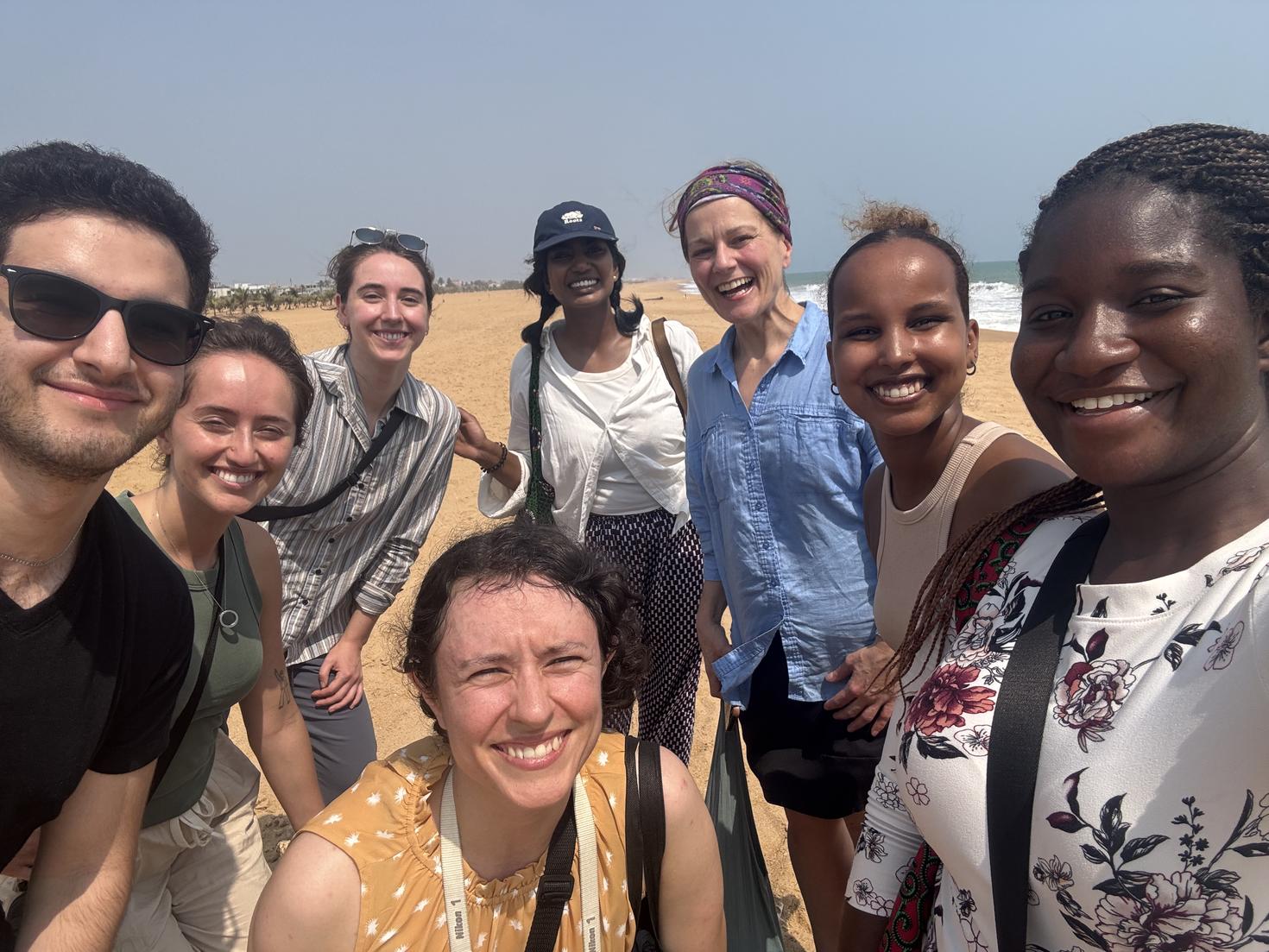 Marie-Yvette and Students in Benin