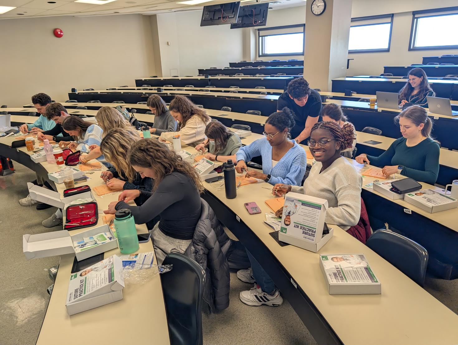 Learners at a GIF activity