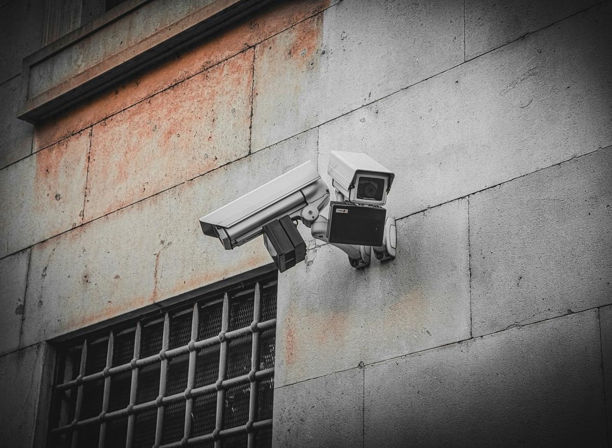 CCTV cameras on a building
