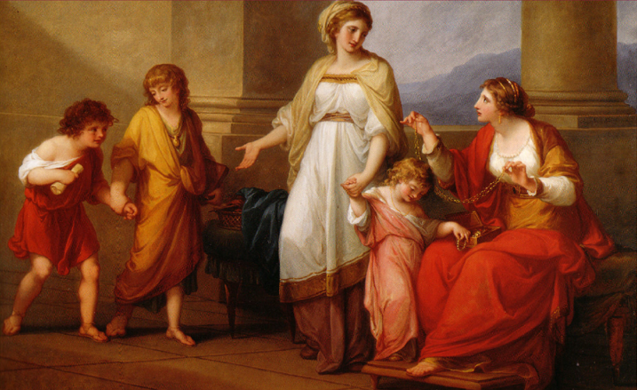 Painting of women in Roman times