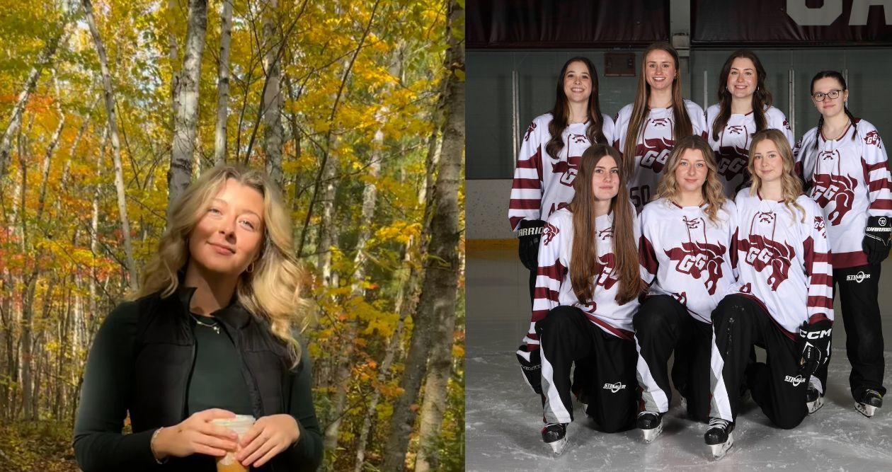 Nika Gregorin and hockey team 