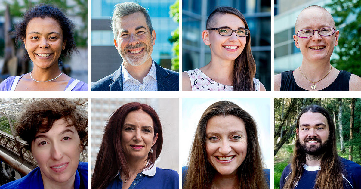 Compilation image of professors