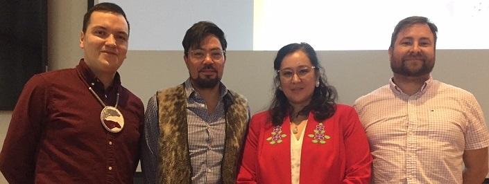 Darren Sutherland, Bruce Uviluq, Mandy Gull et Veldon Coburn.