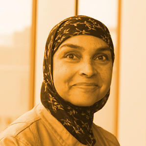 Photo of Ouida Loeffelholz, looking happy