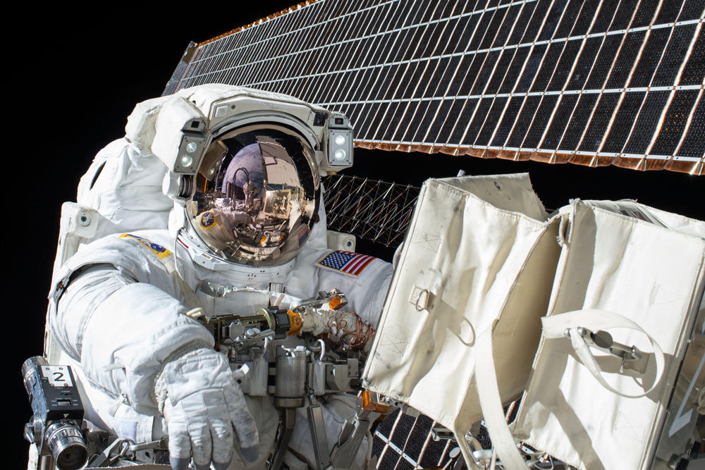 Astronaut on space walk