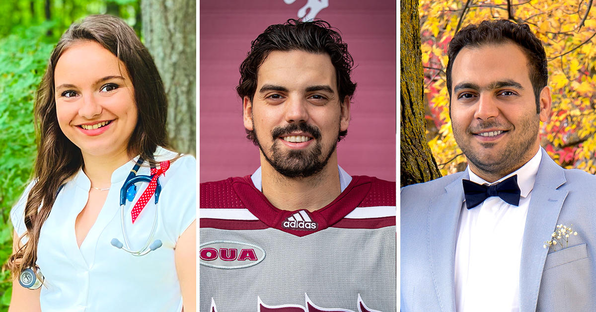 Collage photos de Nicole Yokubynas, Kevin Domingue et Farhad Roodi