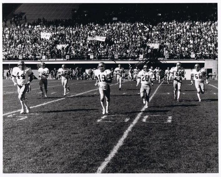 L’équipe de football des Gee-Gees de 1977