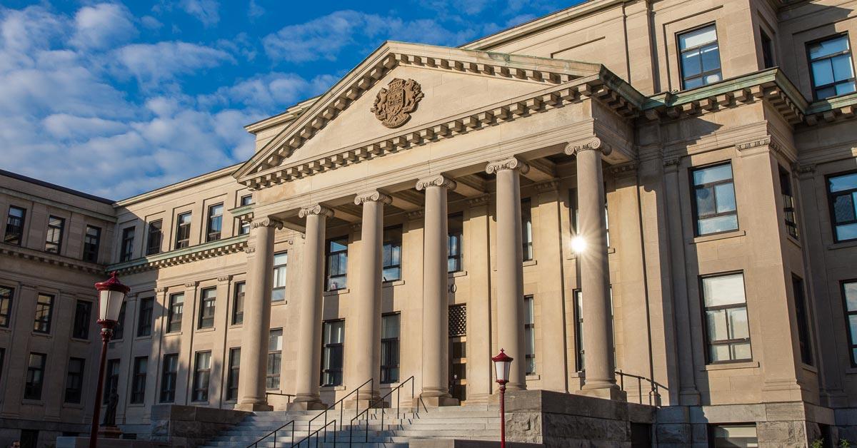 Pavillon Tabaret vu de l'extérieur