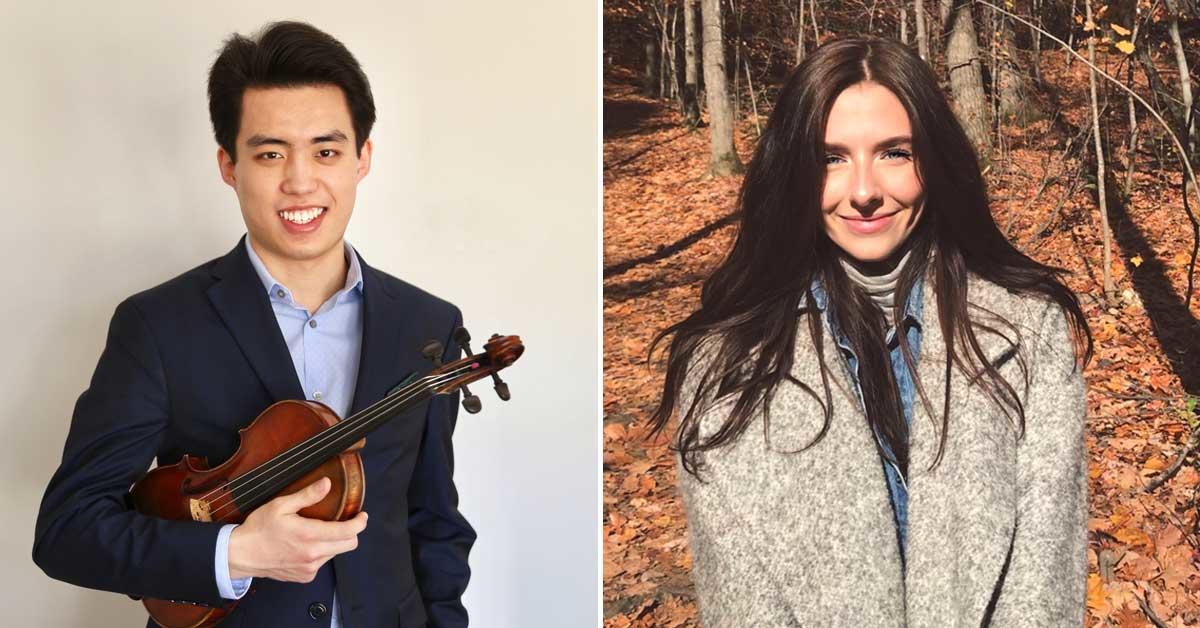 Portraits de Yuchen Dai, à gauche, et Stephanie Skanes, à droite.